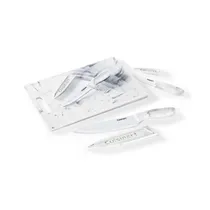 Jogo de Facas e Tabua de Corte Cuisinart C55CB-7MB Marmore Falso ? 7 Peças