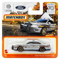 Car Matchbox Ford Police Interceptor HLD04 6263