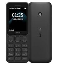 Celular Nokia 125 4G TA-1235 Dual Sim Tela 2.4" - Preto