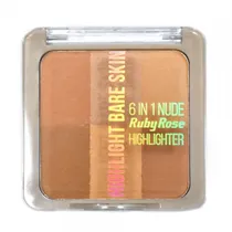Po Iluminador Ruby Rose Bare Skin 6 Em 1 Nude HB7214 3