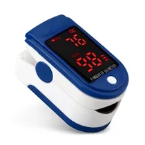 Oxímetro Digital Portátil de Dedo Fingertip LK87 - Branco/Azul
