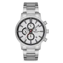 Relogio Analógico Masculino Daniel Klein DK.1.12708-4 Exclusive Gents / Pulseira de Aço Inoxidável - Prata