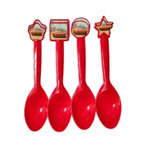 Colheres Descartaveis para Festa Party Favlors Cars 10PCS