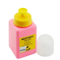 Mechanic Botella de Hdpe Protectora Esd Antidisipativa TF01 180ML Rosa