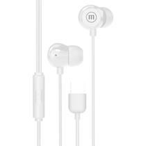 Fone Maxell Inbax USB-C com Microfone White