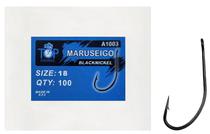 Anzol Top Fishing Maruseigo Black Nickel 18 com 100 PCS