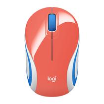 Mouse Sem Fio Logitech M187 - Coral