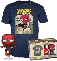 Funko Coleccionables Pop Spider Man + Camiseta (T) XL