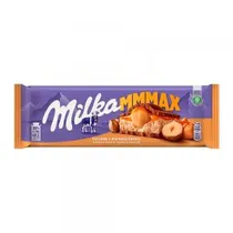 Barra Chocolate Milka Ao Leite com Caramelo e Avelãs 300G