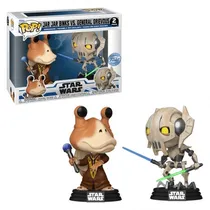 Funko Pop Star Wars Clone Wars 2 Jar Jar Binks VS.General 2PACK 76862