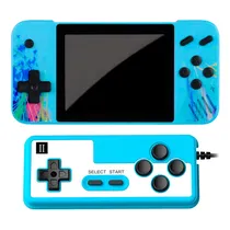 Console Game Box Power G3 800 Jogos Av/TV Tela 3.5" + Contrl Blue
