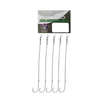 Leader Inoxidable Níquel Top Fishing Con Anzuelo 1971 Nº9/0 50CM 10 Piezas Plata