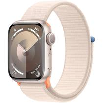 Apple Watch Series 9 Caixa de Aluminio Em Starligtht e Correia Esportiva Loop Em Cor Starligtht 41 MM MR8V3LW/A