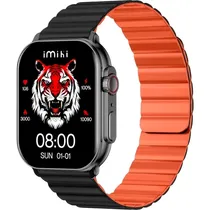Relógio Smartwatch Imiki SF1 - Preto/Laranja