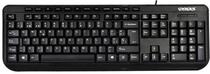 Teclado Satellite AK-833 USB - Black (Espanhol)