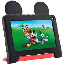 Multilaser Tablet Mickey NB604 7" Kids Wifi 2/32GB c/Capa Negro/Rojo