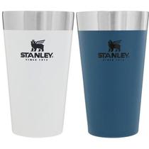 Set de Vasos Termicos Stanley Blanco/Azul 473ML