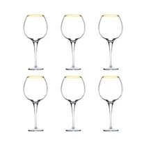 Set de Copas para Vino Pasabahce Golden Touch Montis 440316 420ML 6 Piezas