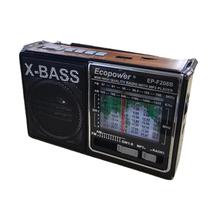 Radio Ecopower EPF208 USB/SD/FM/AM - Preto