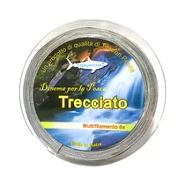 Hilo de Pesca Tiburon Trecciato Multifilamento 8X 25KG 0.34MM 300M Gray