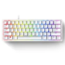 Teclado Razer Huntsman Mini 60% Interruptor Óptico Linear USB Inglês US Mercury - RZ03-03390300-R3M1