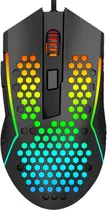 Mouse Gaming Redragon Reaping M987-K RGB 12.400 Dpi com Fio - Preto
