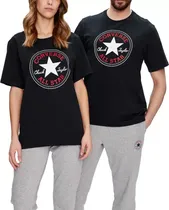 Remera Converse Chuck Patch Tee Black Negro
