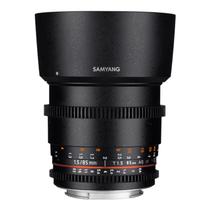 Lente Cine Samyang Canon Ef VDSLR 85MM T/1.5