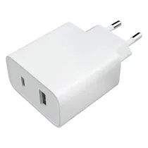 Carregador Xiaomi Mi Wall Charger AD332EU 33W Usba/Usbc - Branco