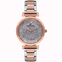 Relógio Feminino Daniel Klein DK.1.12536-4 - Prata/Rosa Ouro