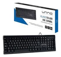 Unnotekno Teclados Klass KB6701BK Espanol Negro