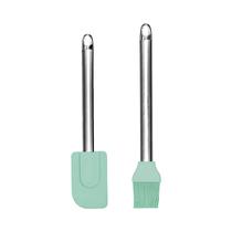 Pincel Y Espatula de Silicona Cookstyle LH-1398 Verde