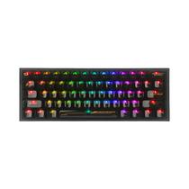 Teclado Gamer Redragon K617CTB-RGB Fizz RGB Black