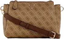 Bolsa Guess BG967212 LGW Feminina - Latte Logo Brown