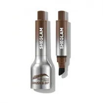 Pincel Angular para Sobrancelhas Sheglam Browfection Angled Brush Dip Taupe