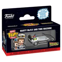 Funko Bitty Pop Back To Future *Rides* Marty MCFLY And Machine 85521