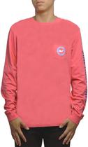 Outlet Camiseta Manga Longa Vineyard Vines 1V014163 Vermelho Pastel - Masculina