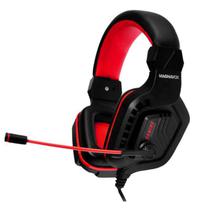 Fone de Ouvido Magnavox Gamer MGA3139-Mo com Fio c/Mic Vermelho