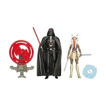 Boneco Hasbro Star Wars B3959 Darth Vader & Ahsoka Tano 9.5CM