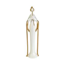 Figura Decorativa Concepts 439-788129 46 CM Blanco - Dorado