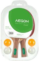 Kit de Raquete de Ping Pong Aegon AETT21018 ( 1 Par )