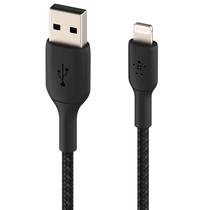 Cabo Belkin Boostcharge 1M USB-A/Lightning Trancado Preto - CAA002BT1MBK