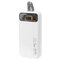 Carregador Portátil Ur UP-02 Power Bank - 22.5W - 20000MAH - USB Tipo C - Branco