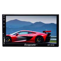 Toca Radio MP3 Ecopower EP-7018 - 45W - USB/SD/Aux - Bluetooth - 7"