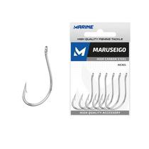 Marine Pesca Anzuelo Maruseigo Acero Inoxidable 12" Plateado