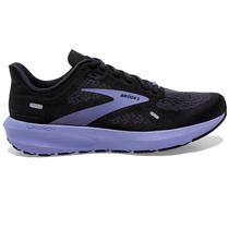 Tenis Brooks Feminino Launch 9 10 Preto/Roxo - 1203731B060