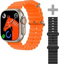 Smartwatch Blulory Smart Glifo Ultra 2 Orange + Pulseira Preto