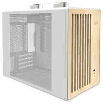 Gabinete Gamer Darkflash WD200 Wood Edition Micro ATX - Branco