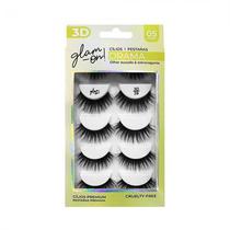 Set Cilios Posticos Glam On Drama 3D28 5 Pares