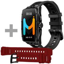 Smartwatch Imilab Imiki MB1 com Bluetooth - Preto + Pulseira